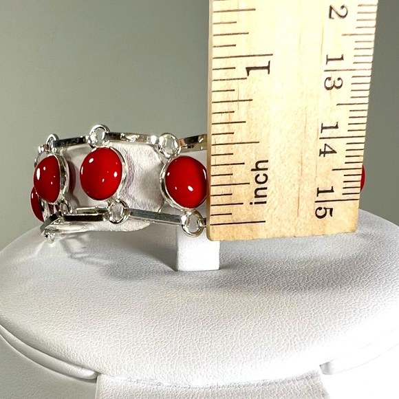 Red Coral 🪸 925 Bracelet - Picture 2 of 3